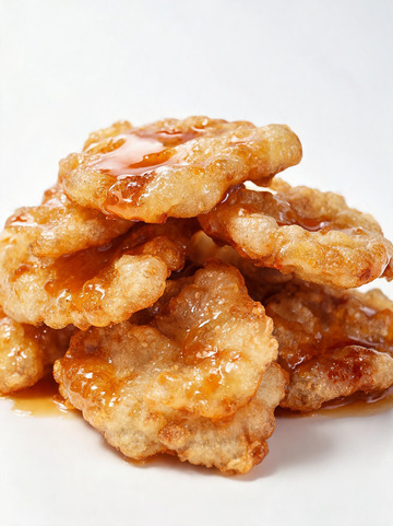 高清美食炸鸡排堆叠摄影素材