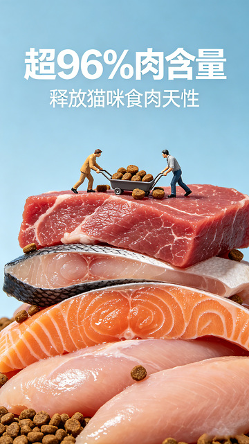 高蛋白猫粮主题