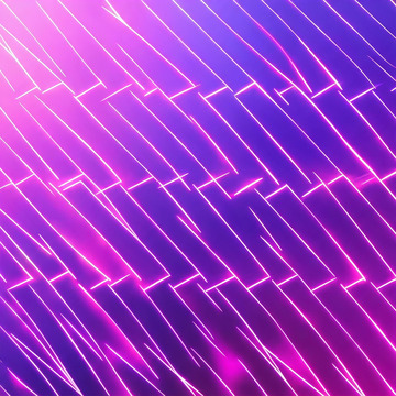 霓虹风几何线条发光背景设计素材