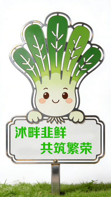 卡通风格蔬菜形象标识设计素材