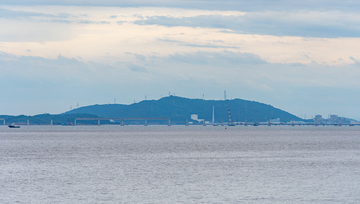 写实风海景远山自然风光摄影素材