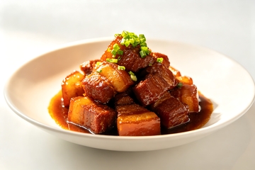 写实风红烧肉美食摄影素材1