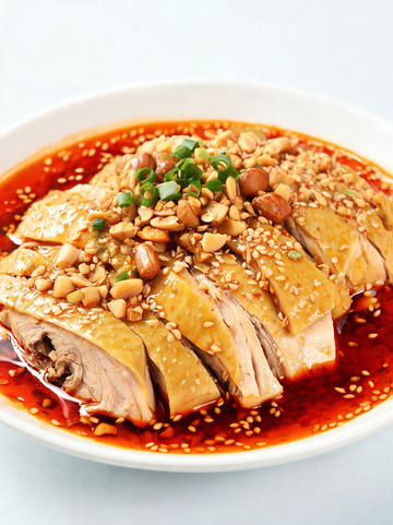 美食摄影凉拌口水鸡设计素材