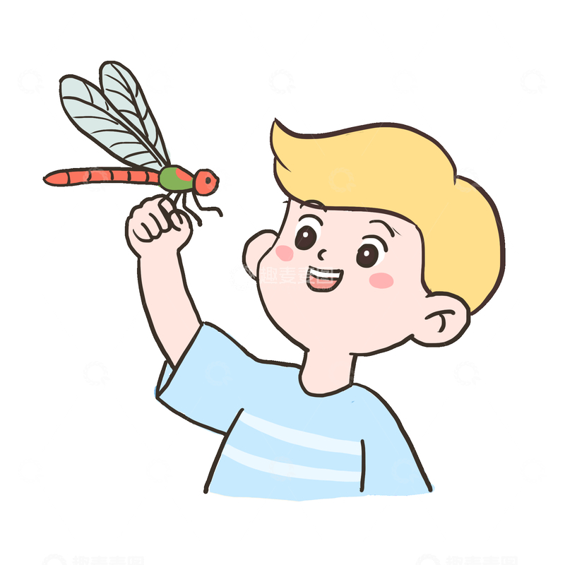 源文件下载【趣麦麦图】昆虫蜻蜓免抠元素