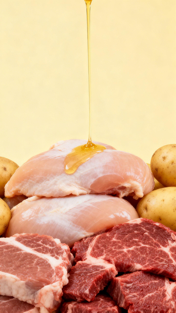 美食摄影肉类食材油淋设计素材