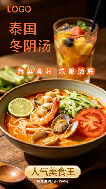 泰国浓郁的冬阴汤