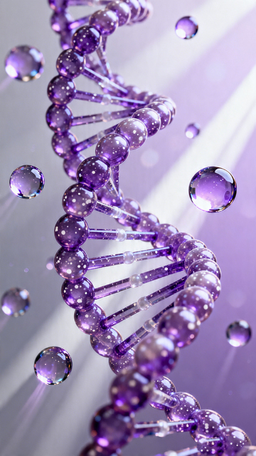 科幻风DNA双螺旋结构设计素材