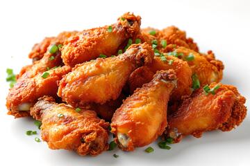 美食摄影炸鸡翅美食素材