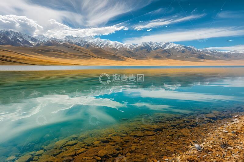 高清大图下载【趣麦麦图】-风光摄影高原湖泊雪山自然景观素材9