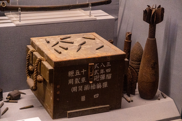 复古风古代火药箱历史文物设计素材