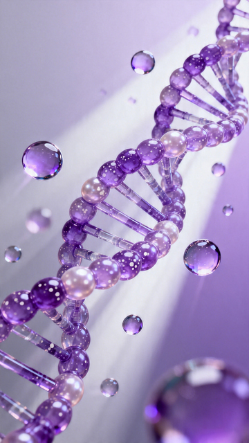 科幻风DNA分子结构设计素材