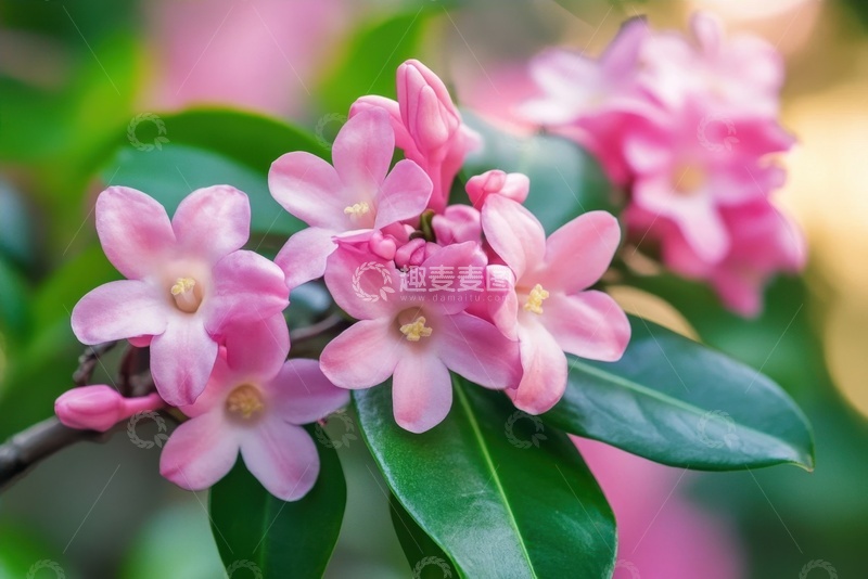 高清大图下载【趣麦麦图】-盛开的花枝特写摄影
