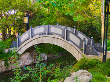 日式庭院石桥景观设计素材