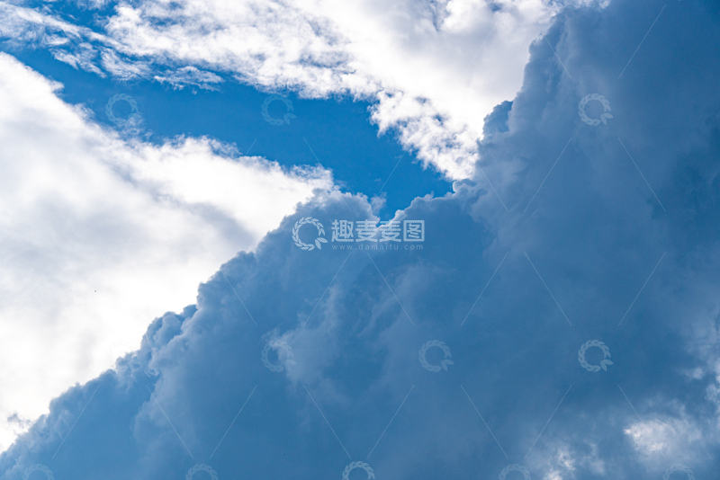 高清大图下载【趣麦麦图】写实风蓝天白云自然摄影素材