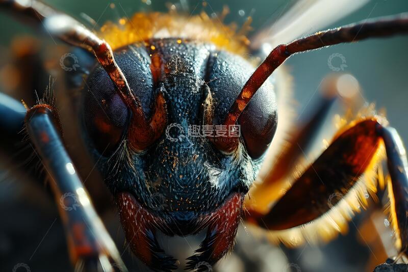 高清大图下载【趣麦麦图】微距摄影蚂蚁特写自然昆虫素材147
