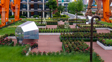 复兴岛船台PARK现代风城市花园景观