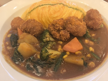 写实风日式咖喱饭美食摄影素材