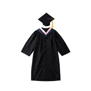 简约风毕业礼服学士帽设计素材