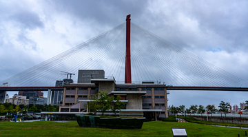 上海杨浦大桥桥梁建筑景观设计素材