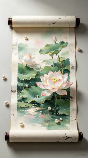花瓣呈现出白粉渐变的通透质感