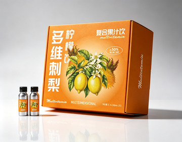 现代风复合果汁饮料包装设计素材