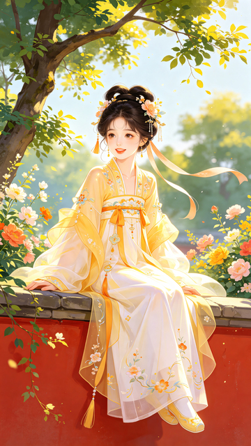 透亮泛着莹润光泽的年轻漂亮的女孩