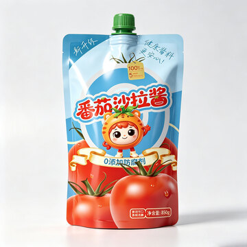 番茄西红柿沙拉酱包装袋