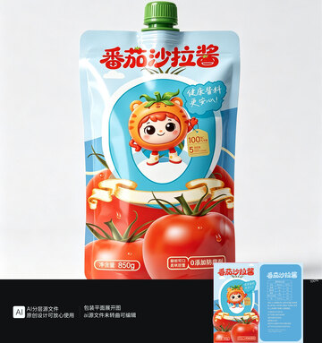 番茄酱通用包装设计