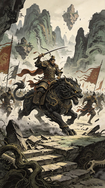 古代威猛武将
