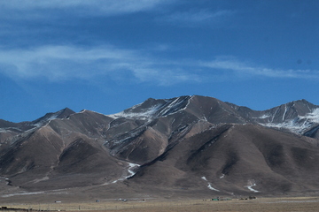 雪山山体与天空3