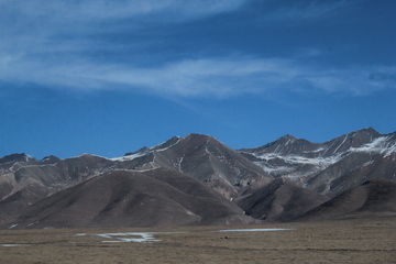 雪山山体与天空2