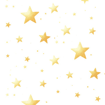 简约风金色星星背景矢量素材