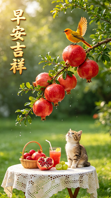一只羽毛丰满华丽的黄鹂鸟
