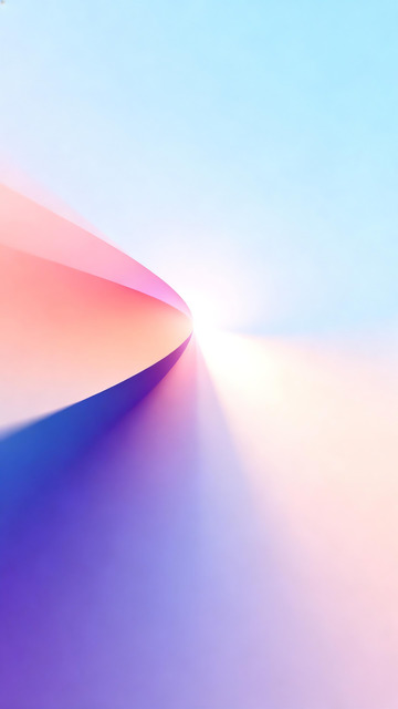 渐变彩光曲面动感简约光影背景1