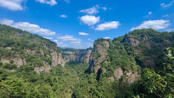 写实风十九峰峡谷森林自然风光摄影素材