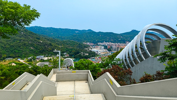 现代风厦门城市网红景观台阶设计素材
