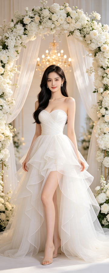 梦幻风新娘婚纱婚礼设计素材