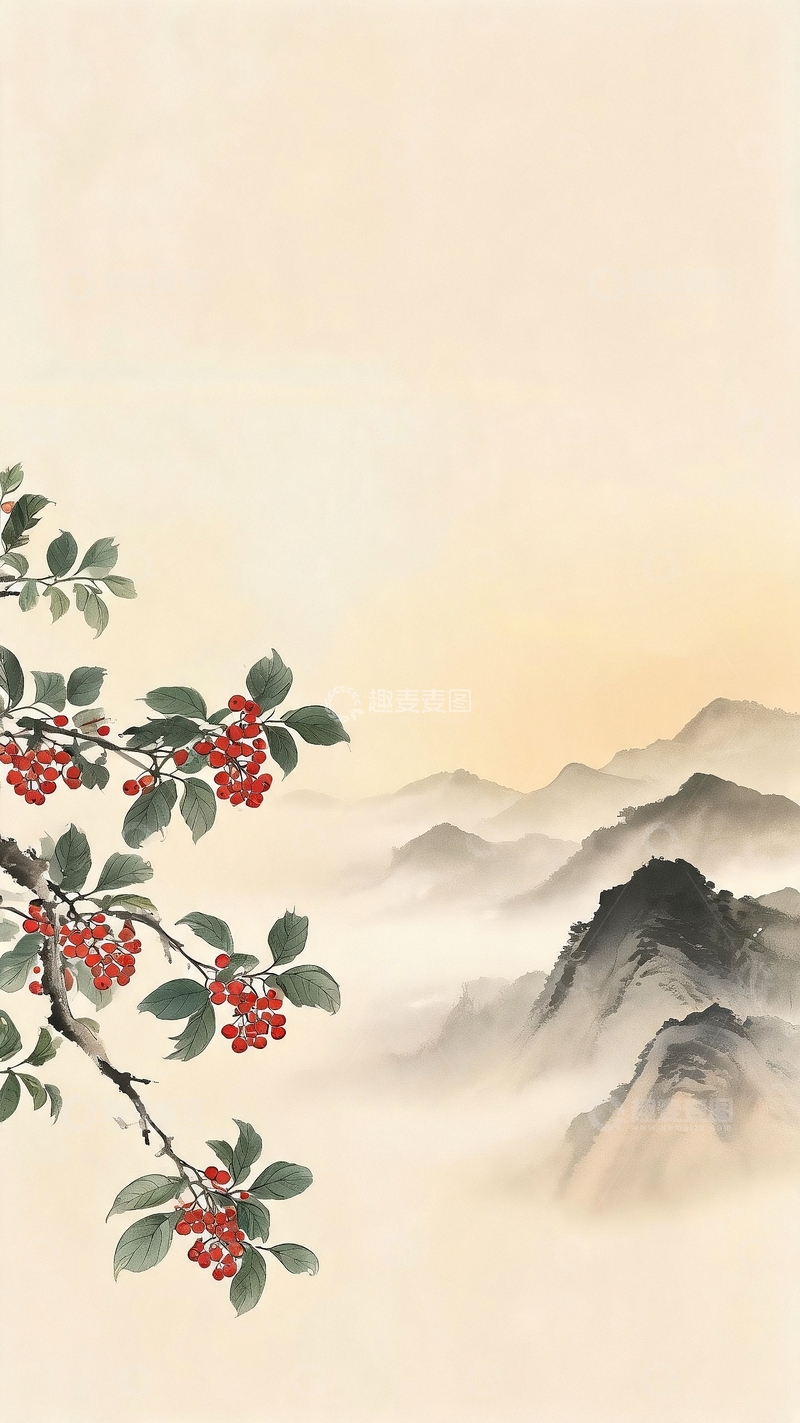 高清大图下载【趣麦麦图】-重阳节节日背景03