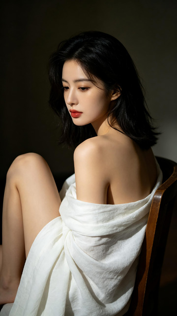 暗调柔光女性人像写真1