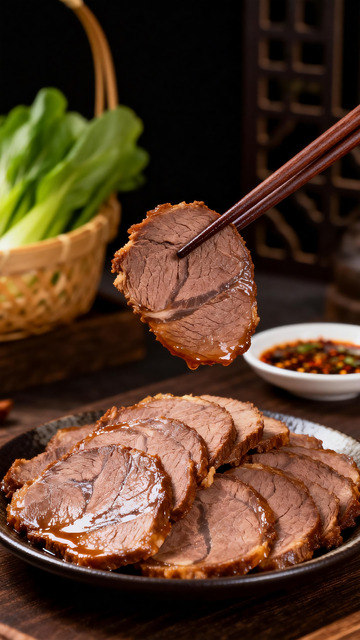 酱卤牛肉中式美食摄影4
