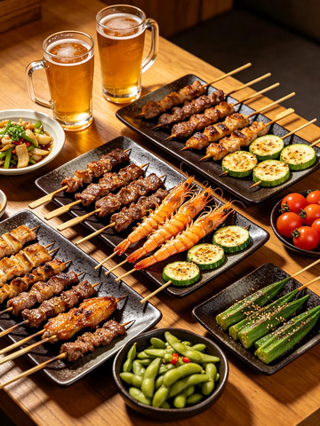 烧烤撸串啤酒夜宵美食摄影2