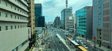 日本名古屋城市风光现代都市街道摄影素材