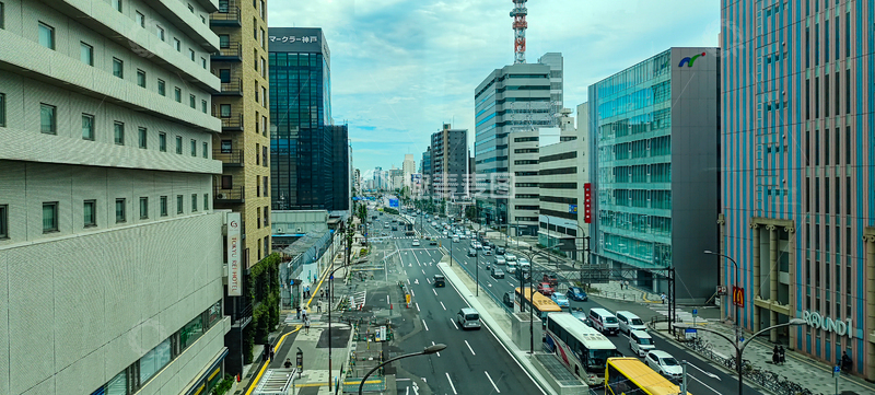 高清大图下载【趣麦麦图】-日本名古屋城市风光现代都市街道摄影素材