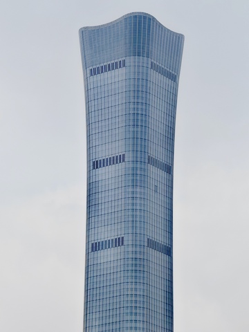 现代风北京地标中国尊摩天大楼建筑摄影素材