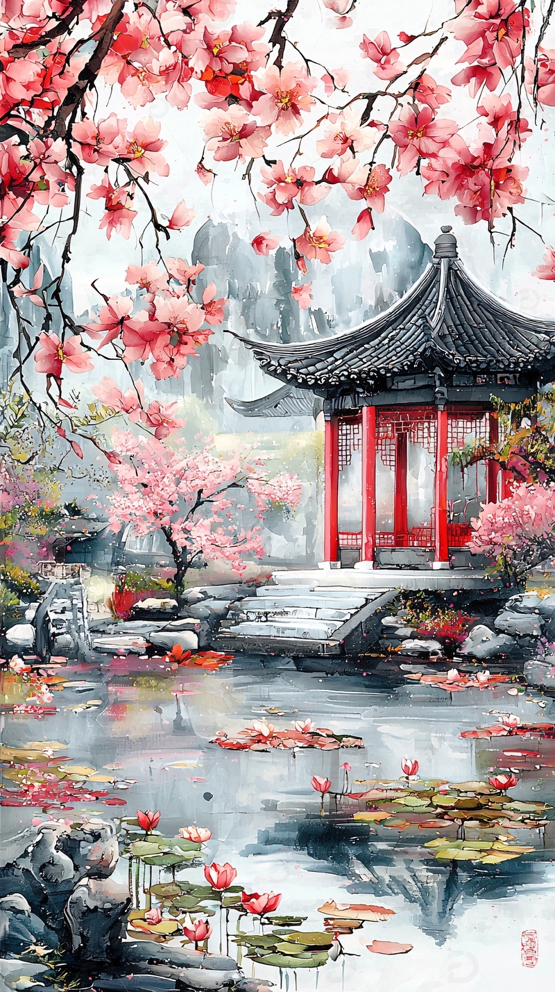 高清大图下载【趣麦麦图】水墨画