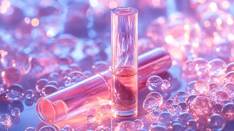 高清大图下载【趣麦麦图】粉色系液体产品静物