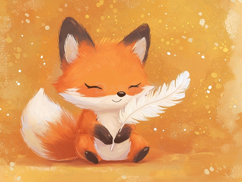 高清大图下载【趣麦麦图】可爱的小狐狸