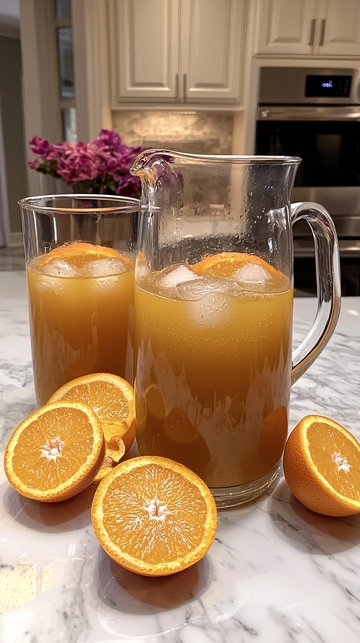 冰镇橙子饮品