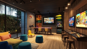 现代风格儿童游戏室设计