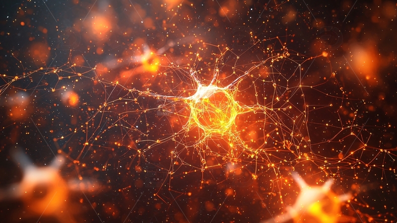 高清大图下载【趣麦麦图】神经元网络